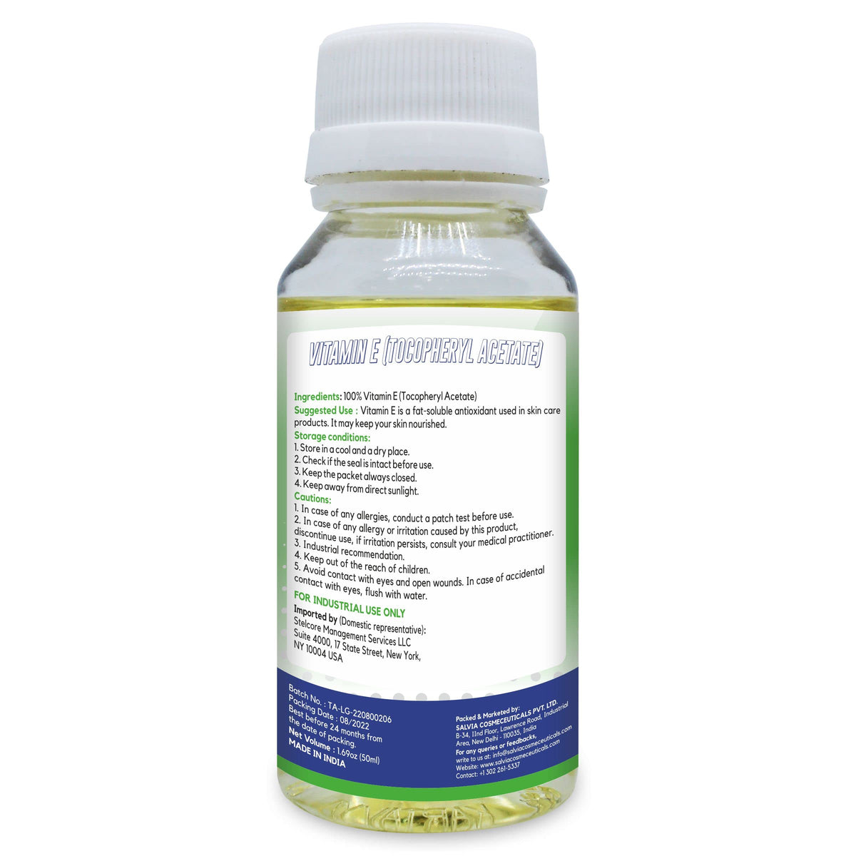 MYOC Tocopherol Acetate Vitamin E Oil-Soluble Ingredient - 50 ml - image 2