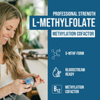 Triquetra Health L Methyl Folate 15mg Plus Methyl B12 Cofactor