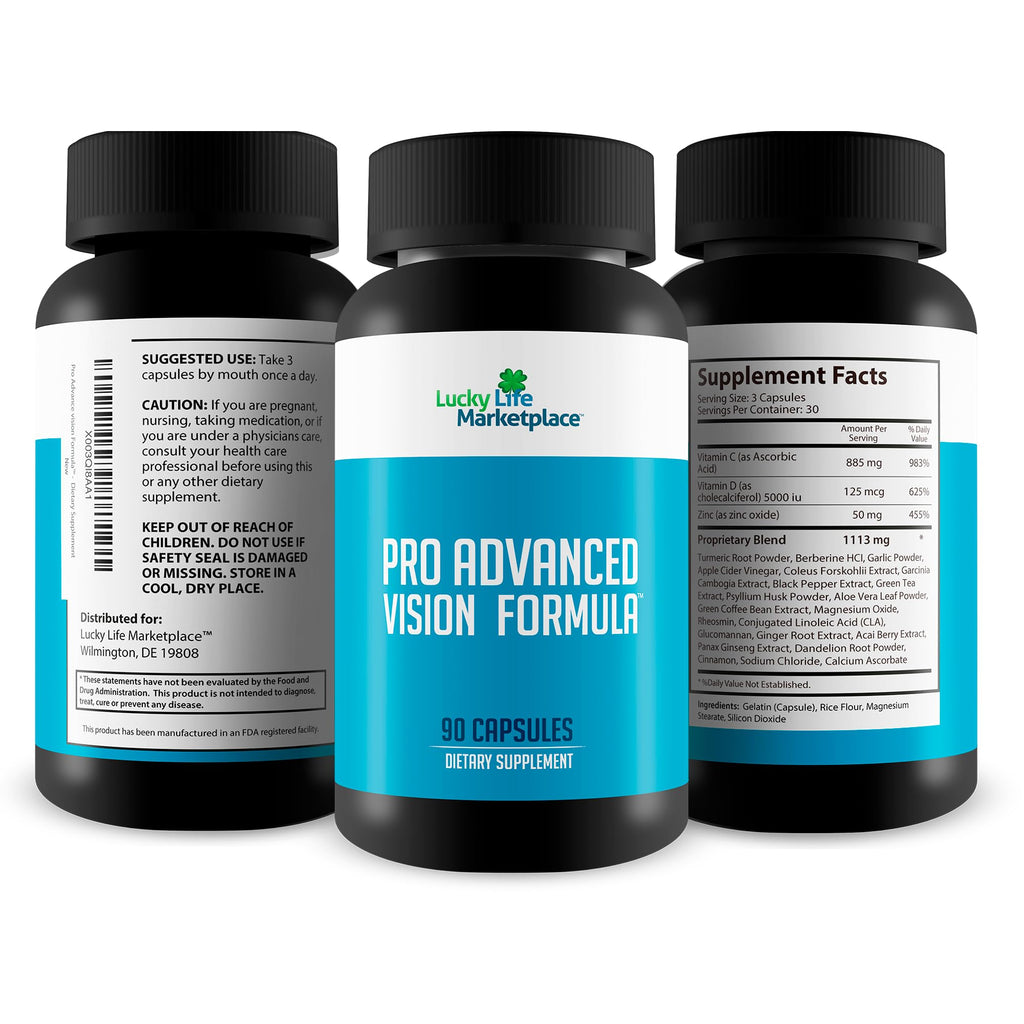 Generic Pro Advanced Vision Formula Eye Health Support - 1 Bottle - image 4
