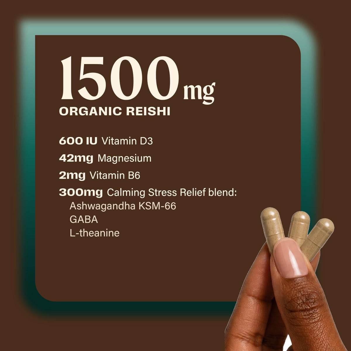 OM MUSHROOM SUPERFOOD Relax Mushroom Capsules for Stress Support - 90 Count - image 5