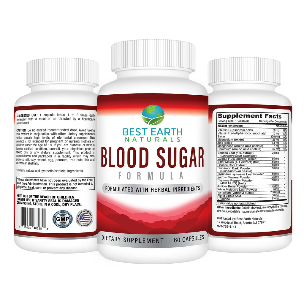 Best Earth Naturals Blood Sugar Formula with Cinnamon - image 2