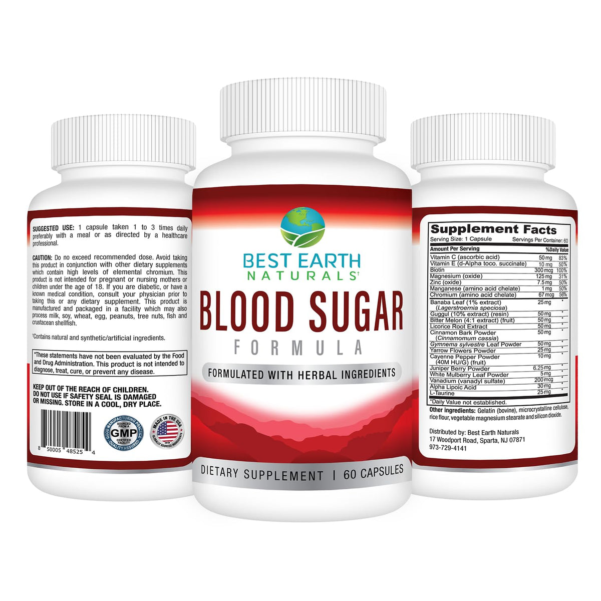 Best Earth Naturals Blood Sugar Formula with Cinnamon - image 2