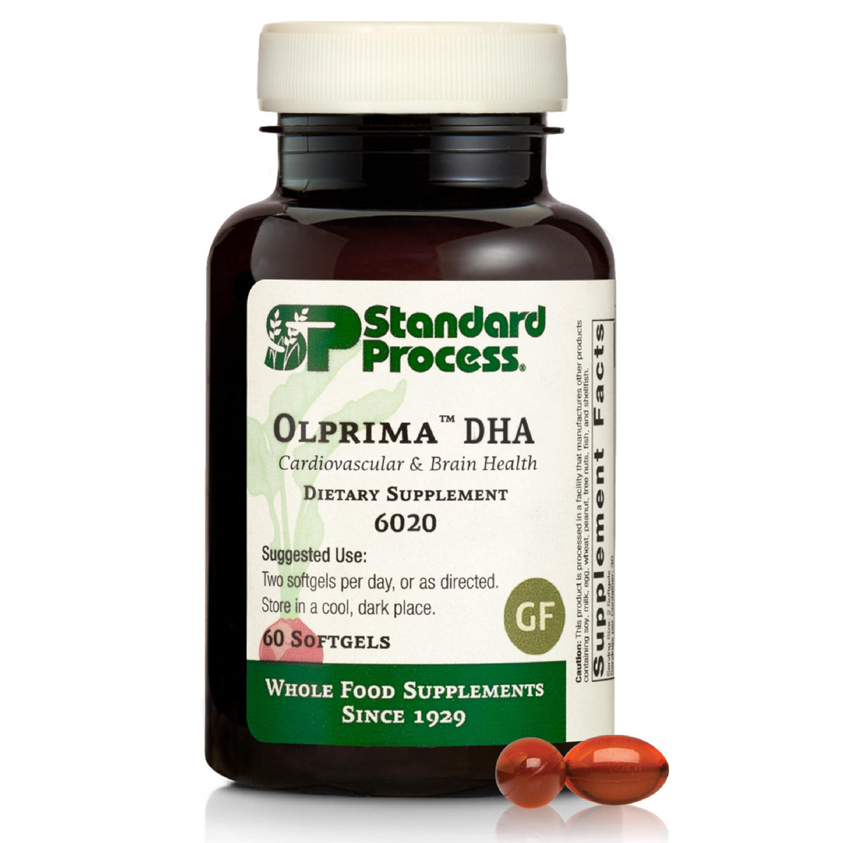 Standard Process Olprima DHA Omega-3 Heart Health - 60 Softgels