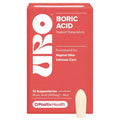 O Positiv URO Boric Acid Vaginal Suppository - 12 Count