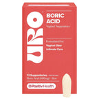 O Positiv URO Boric Acid Vaginal Suppository - 12 Count