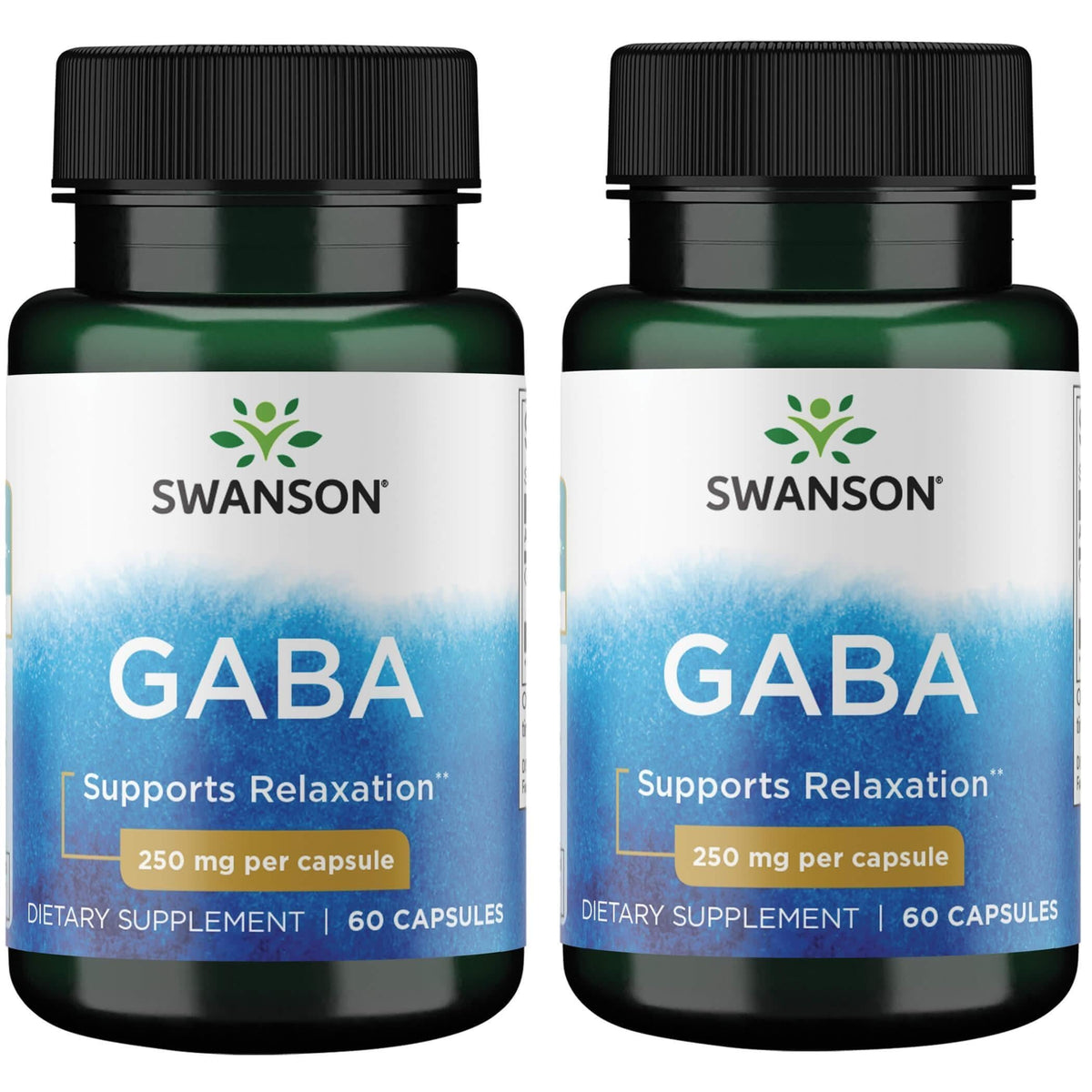 Swanson GABA 250 mg Stress Relief - 120 Capsules