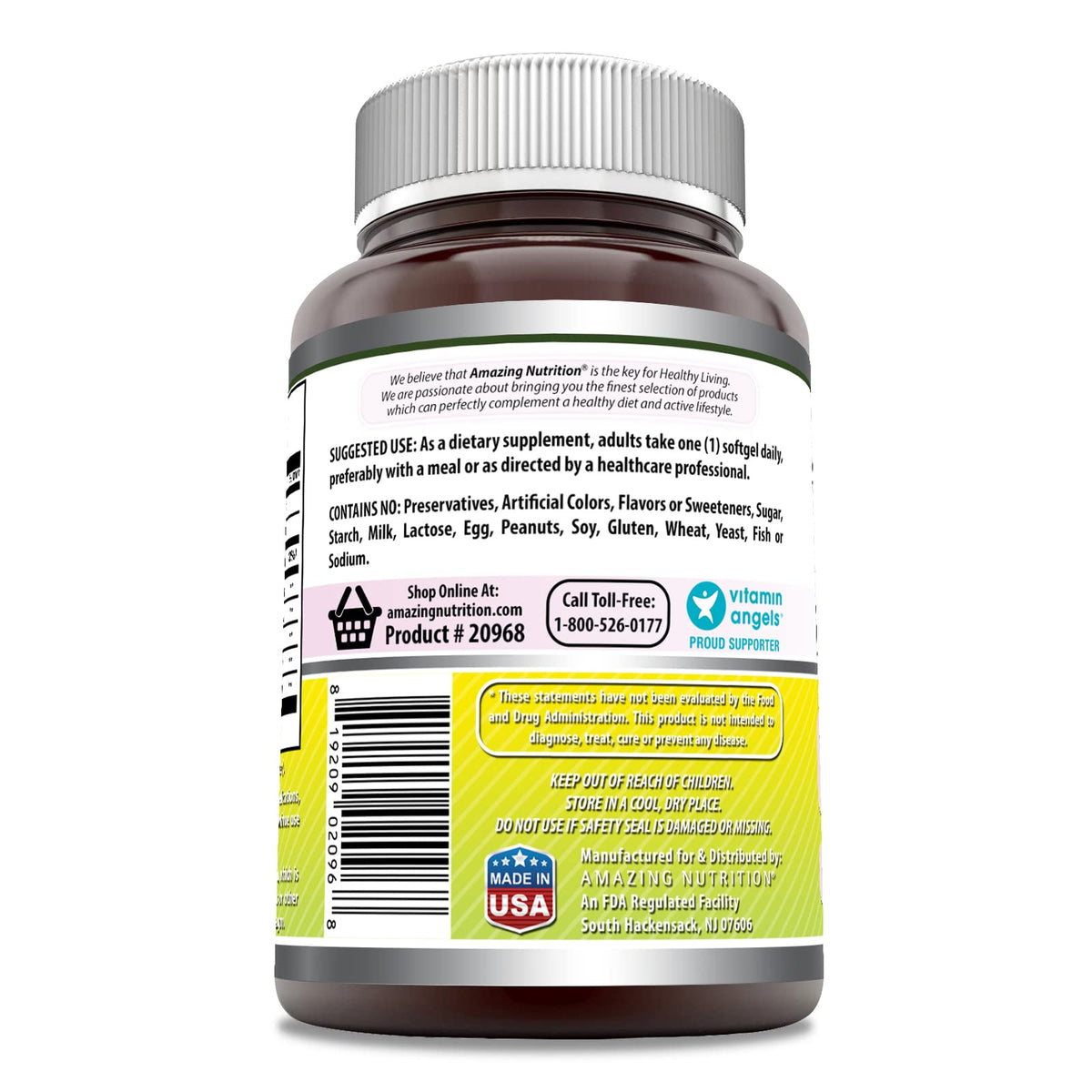 Amazing Nutrition Evening Primrose Oil 1300mg - 120 Softgels - image 2