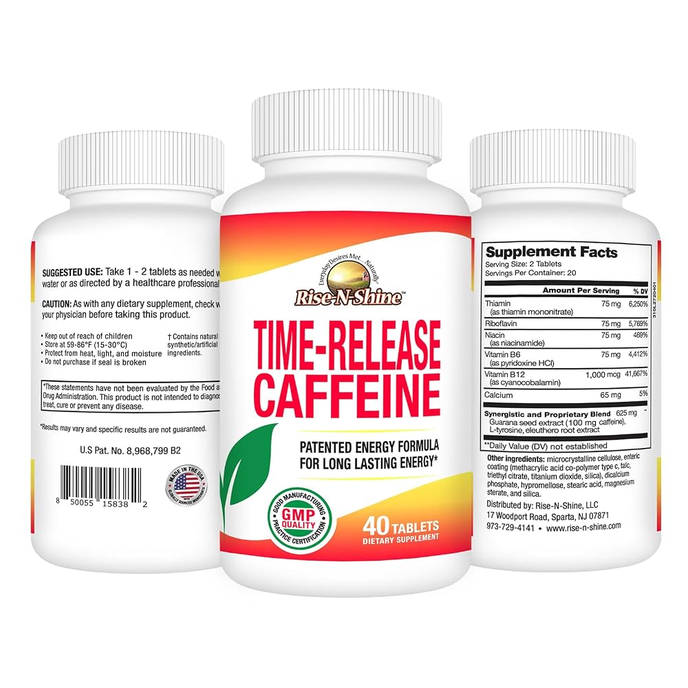 Rise-N-Shine Time Release Energy Support - 40 Tablets - image 2