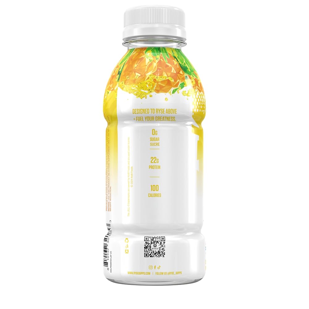 RYSE Clear Whey Isolate Protein Shake - RTD (12-Pack)