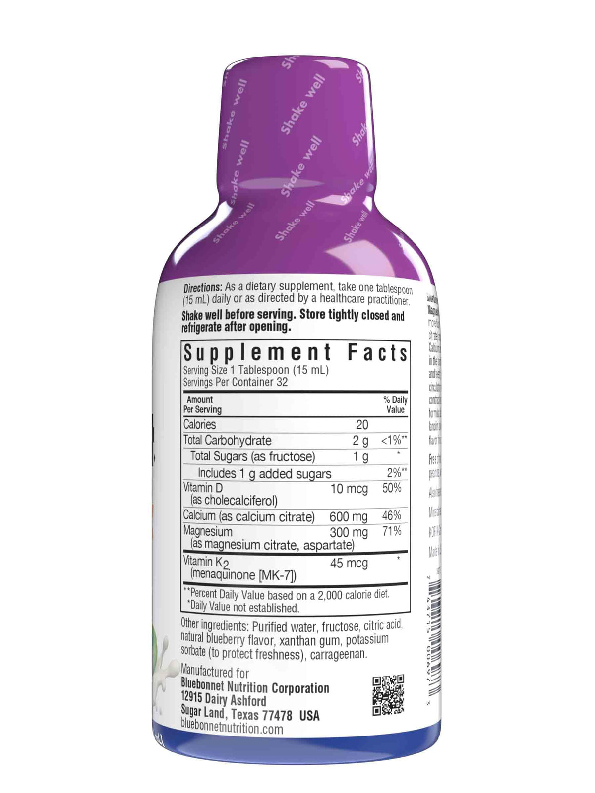 Bluebonnet Nutrition Liquid Bone Support Calcium & Magnesium - 16 fl oz - image 7