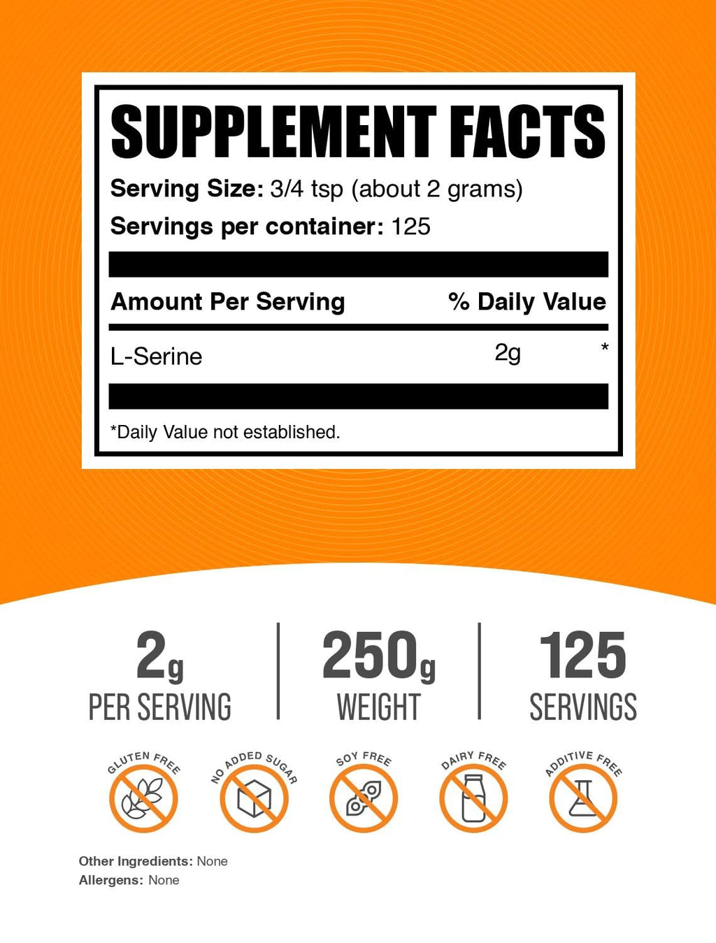 BulkSupplements.com L-Serine Powder Supplement
