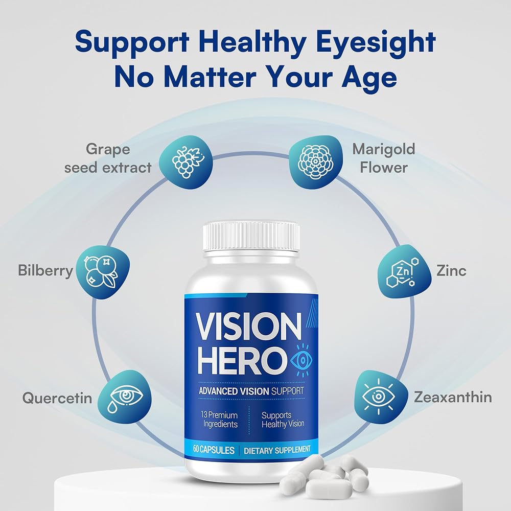 Vision Hero Advanced Vision Support Supplement Formula
