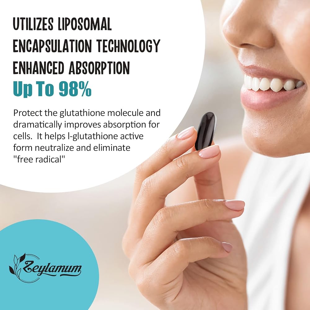 Zeylamum 2400 MG Liposomal Glutathione Softgels