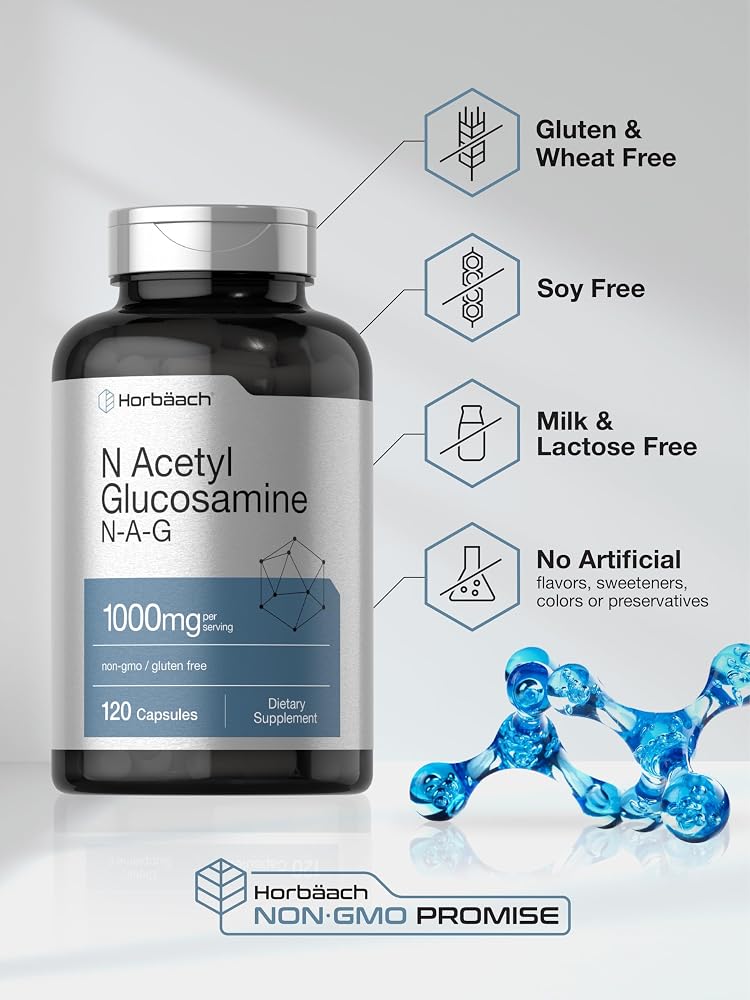 Horbäach N-Acetyl Glucosamine 1000 mg - 120 Capsules - image 5
