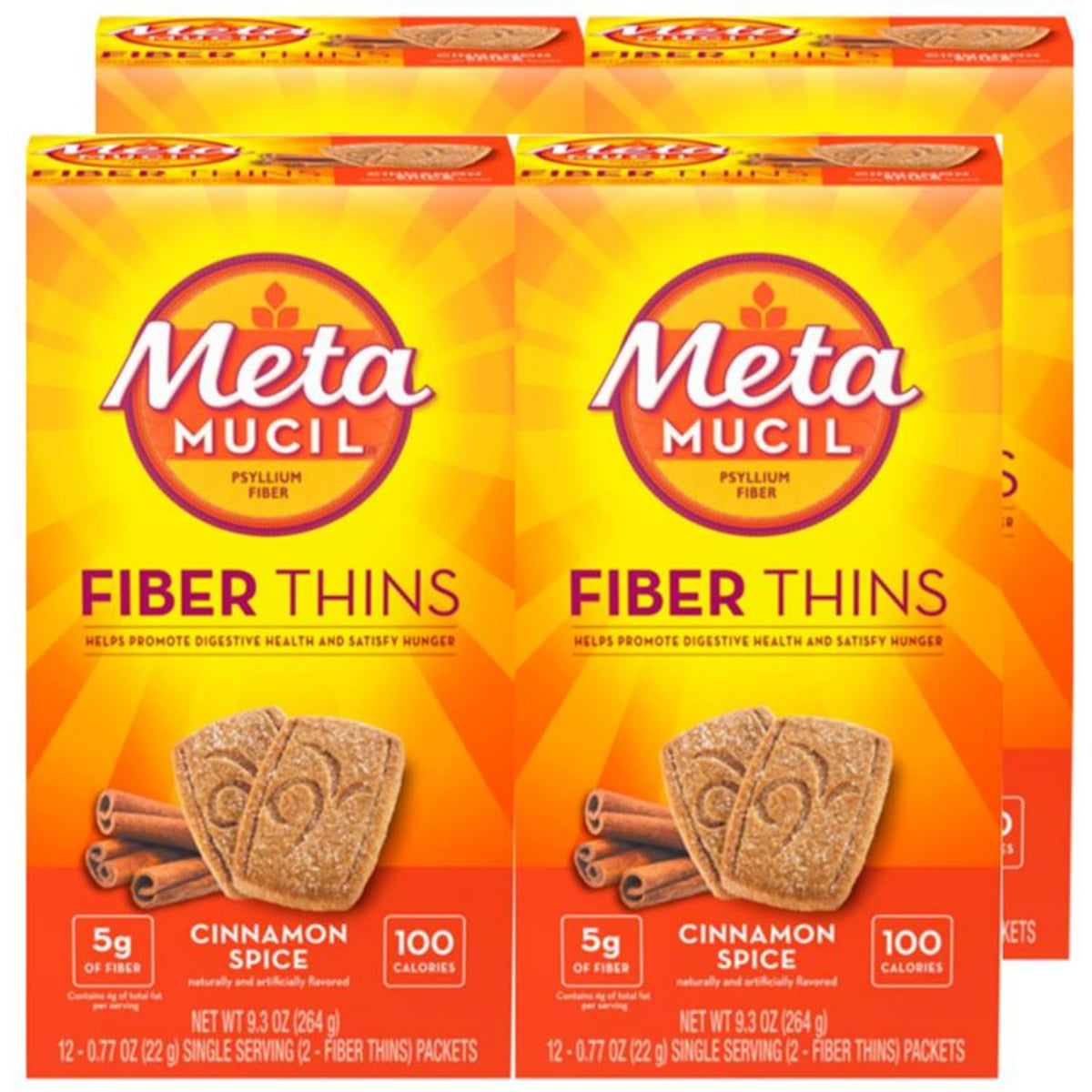 Metamucil Metamucil Fiber Thins Psyllium Husk Supplement Digestive