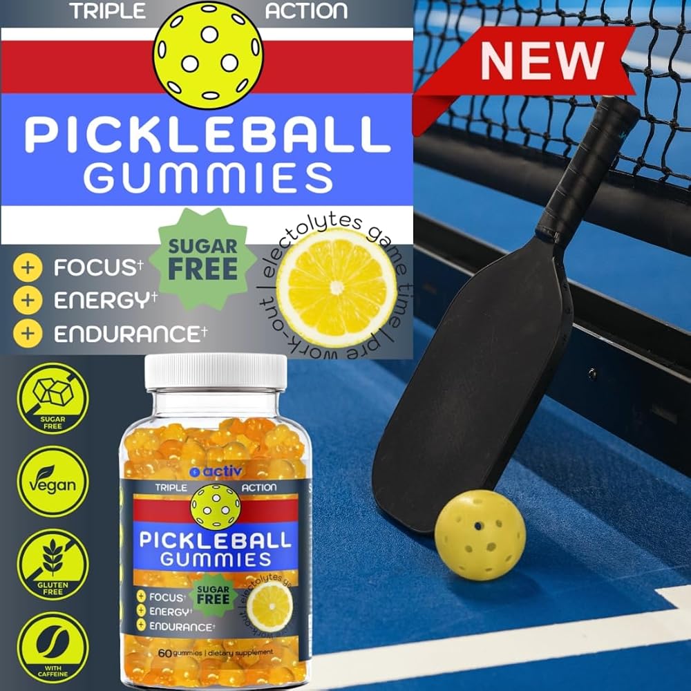 SIRIUS INTERNATIONAL Pickleball Gummies Energy Focus Endurance - 60 Gummies - image 3