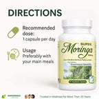 Manteniendo Tu Salud Super Moringa 5000 mg - 60 Vegetarian Capsules - image 5