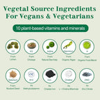 NEVISS Vegan Multivitamin for Women Men with Iron