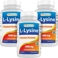 Best Naturals L-Lysine 1000mg 180 Tablets (180 Count (Pack of 1))