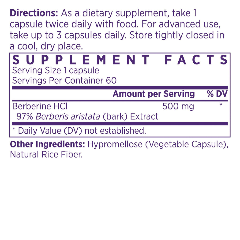 NAOMI Himalayan Berberine 1000-1500mg - 60 Capsules - image 2