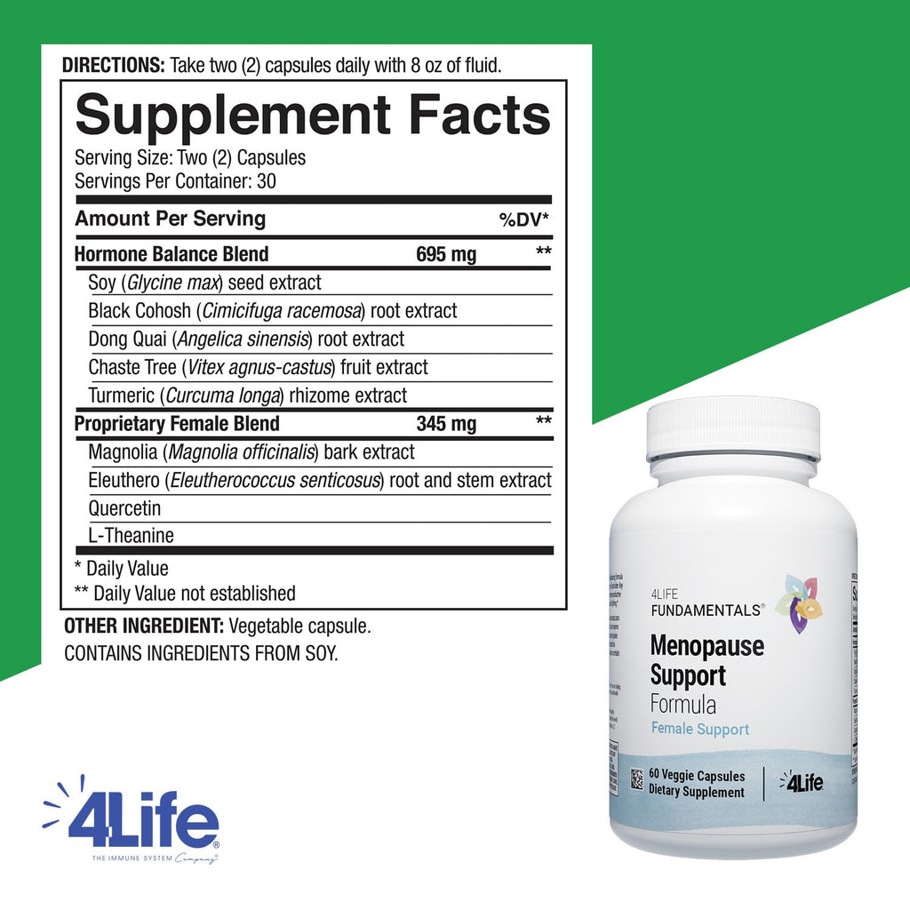 4Life Menopause Support Formula Women's Hormone Balance - 60 Capsules - image 3