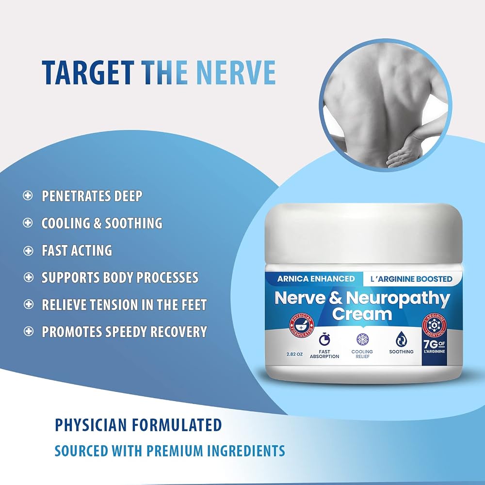 M Pain Management Neuropathy Cream with L-Arginine - 2.82 oz - image 3