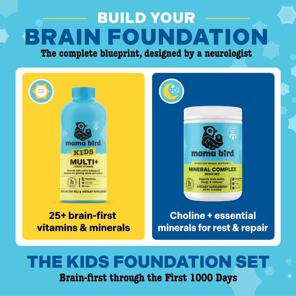 Mama Bird Kids Multi+ Liquid Vitamins Brain Support - 31 Servings - image 8