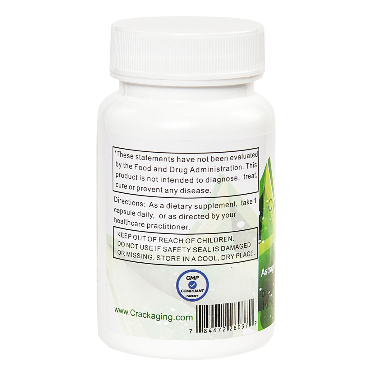Crackaging Super-Absorption Cycloastragenol 98%
