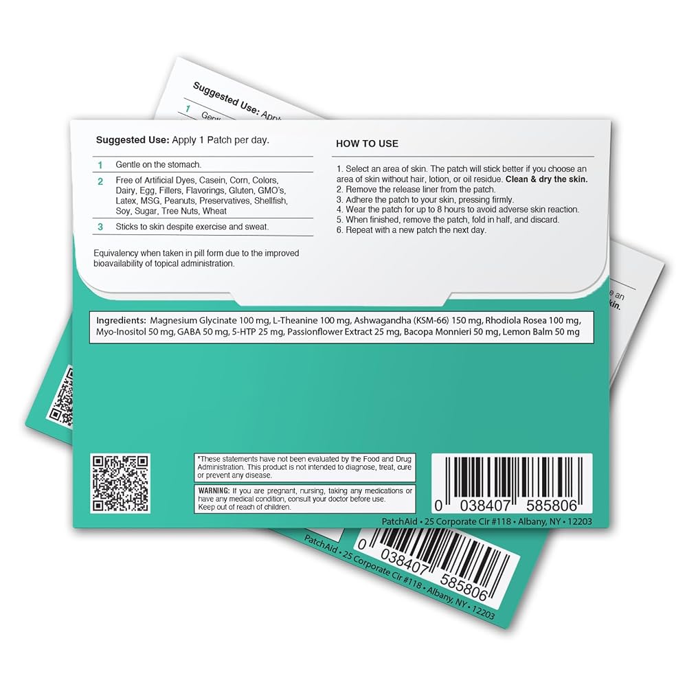 Patch Aid Advanced Calm Patch for Sleep & Relaxation - 30 Count - image 2