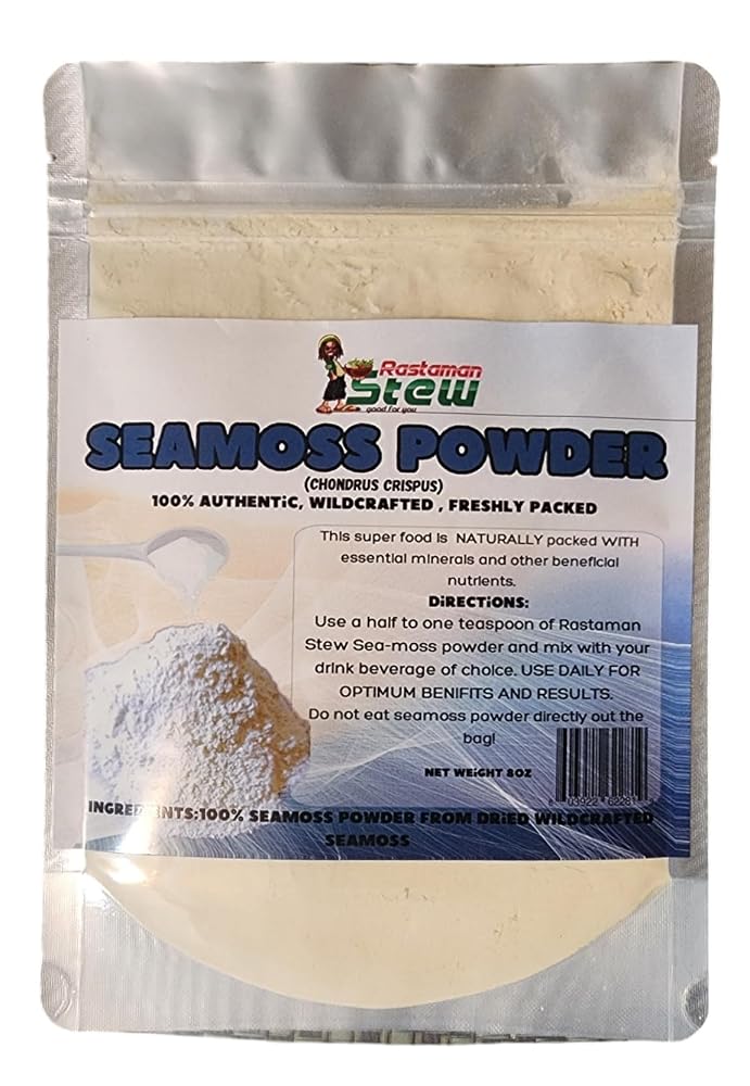 RastaMan Stew Organic Sea Moss Powder - 8 oz