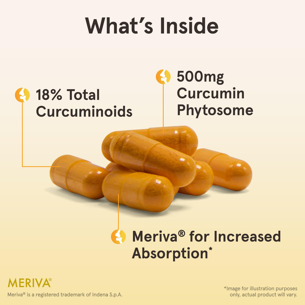 Jarrow Formulas Curcumin Phytosome 500 mg Joint Support - 120 Capsules - image 3