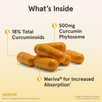 Jarrow Formulas Curcumin Phytosome 500 mg Joint Support - 120 Capsules - image 3