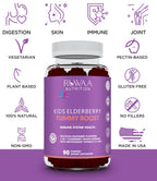 RUWAA NUTRITION Sambucus Elderberry Gummies for Kids with Zinc