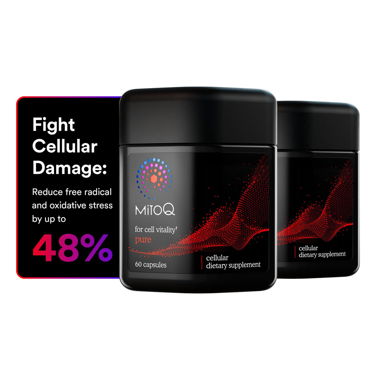 MitoQ Pure Advanced Mitochondria Supplement Superior Bioavailability