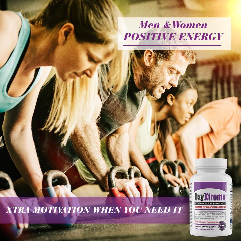 EPG Oxy Xtreme Energy Supplement - 60 Vegetarian Capsules - image 5