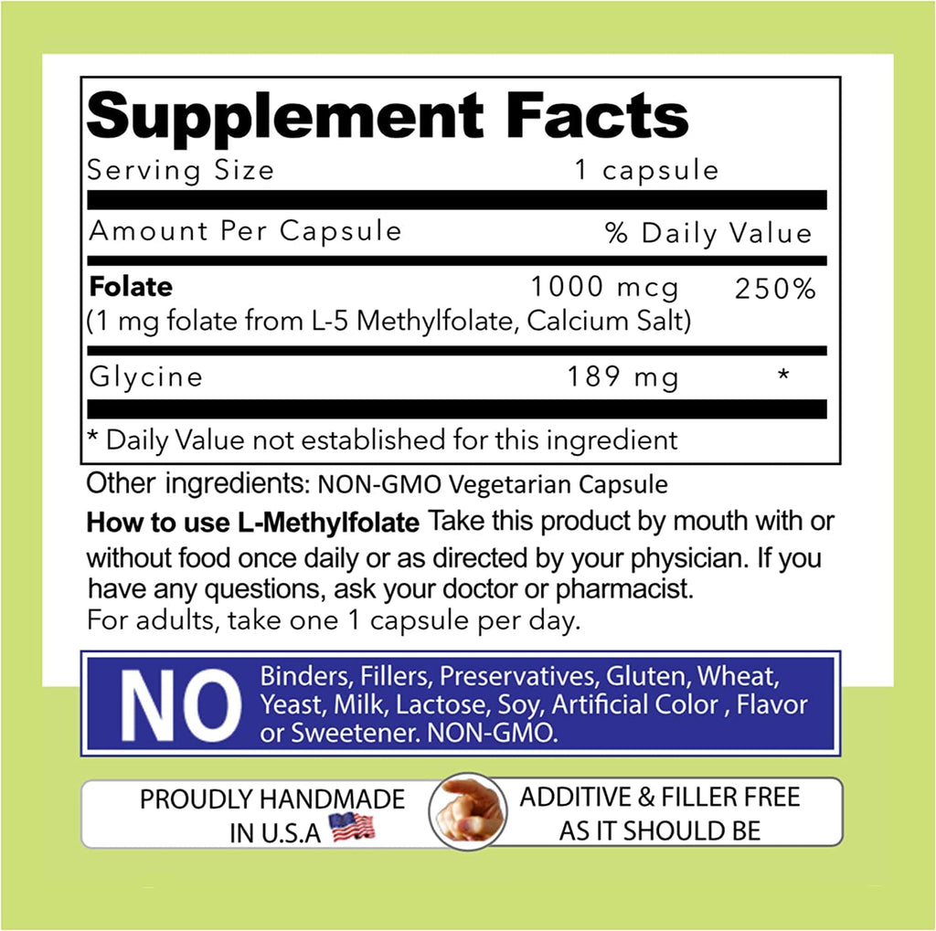 AND GIVE US TODAY OUR DAILY L-Methylfolate 1mg Vitamin B9 - image 9
