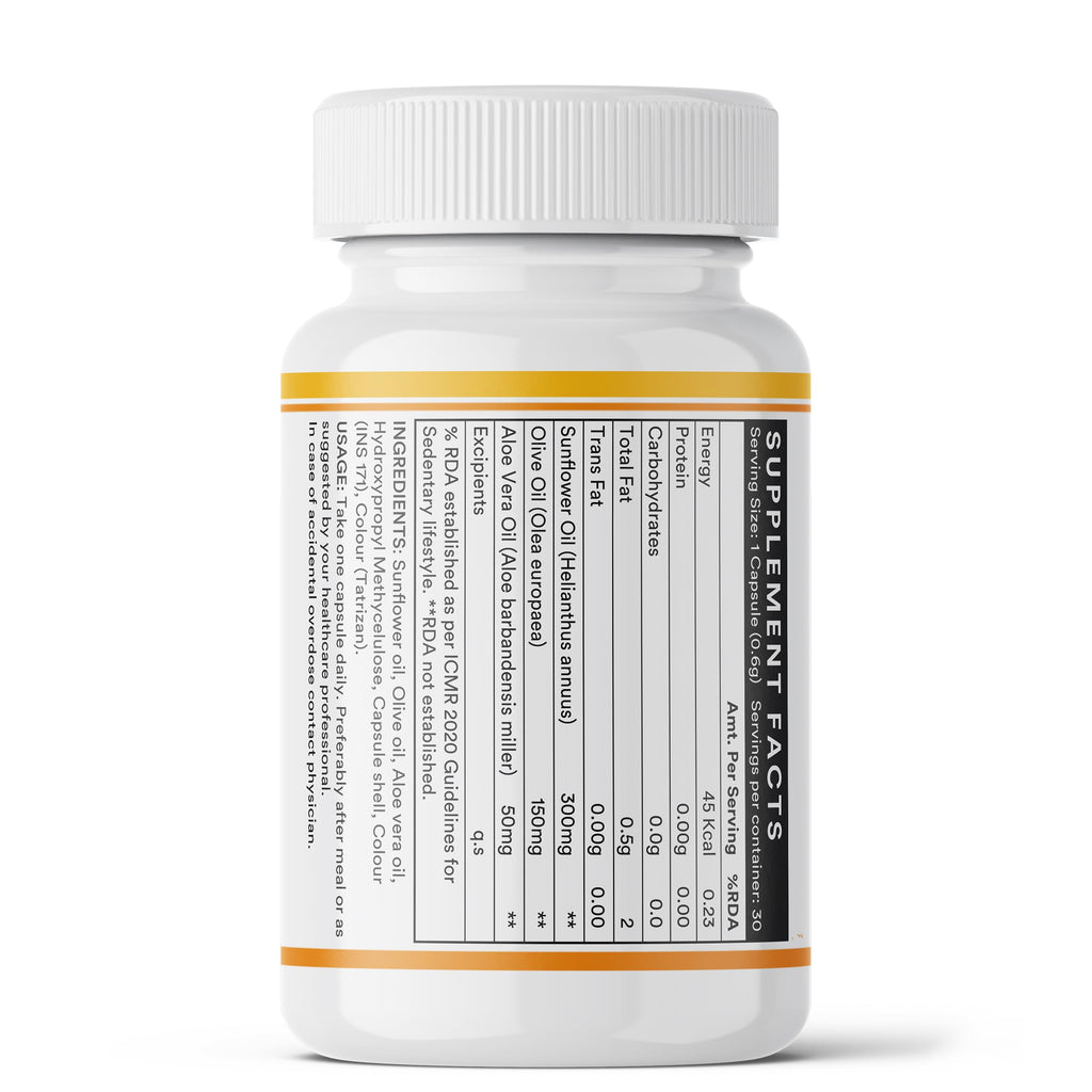 INLIFE Plant Based Natural Vitamin E Oil - 30 Vegetarian Capsules - image 4