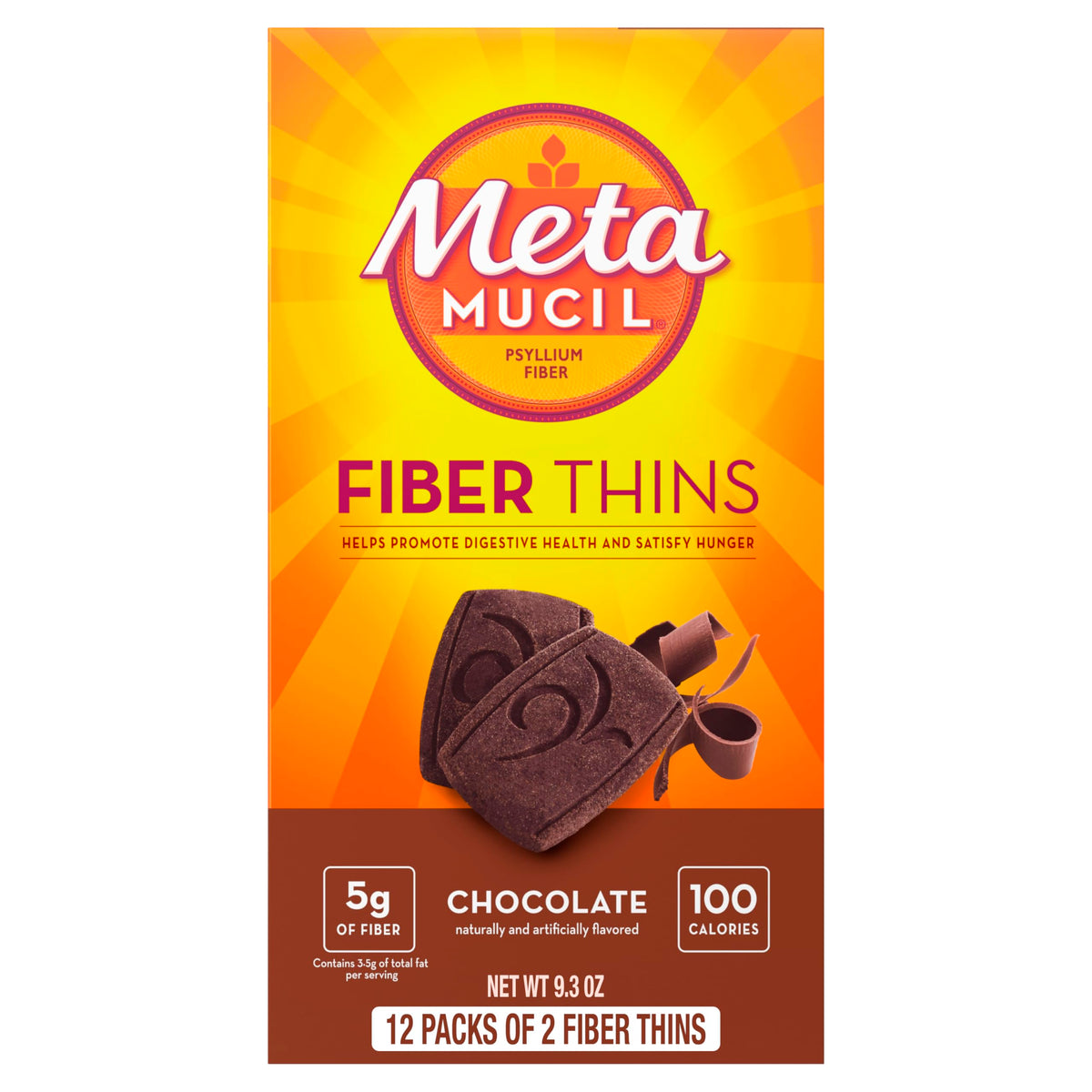 Metamucil Metamucil Fiber Thins Psyllium Husk Supplement Digestive