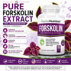 Herbal Nutrition Forskolin Extract 250mg-500mg Max Strength - 180 Capsules - image 2