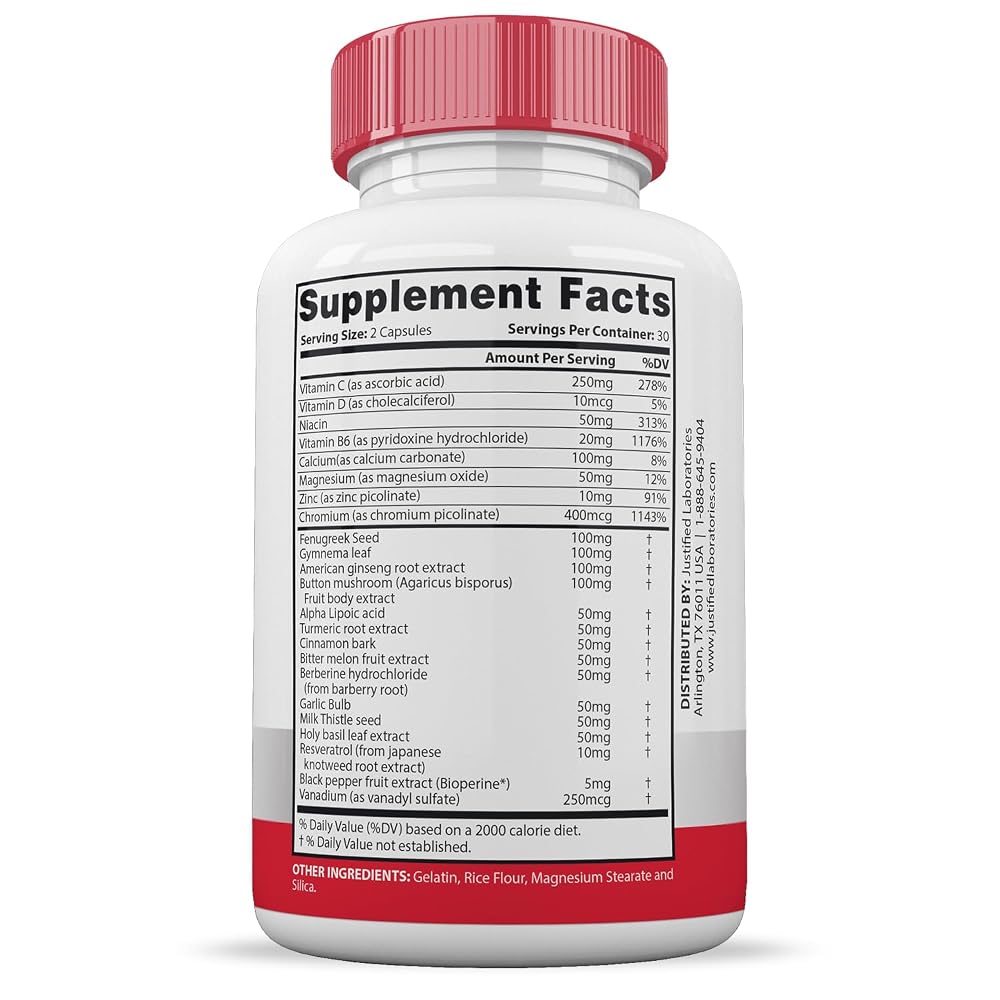 Justified Laboratories Glucorevive Extreme 1295MG Parent