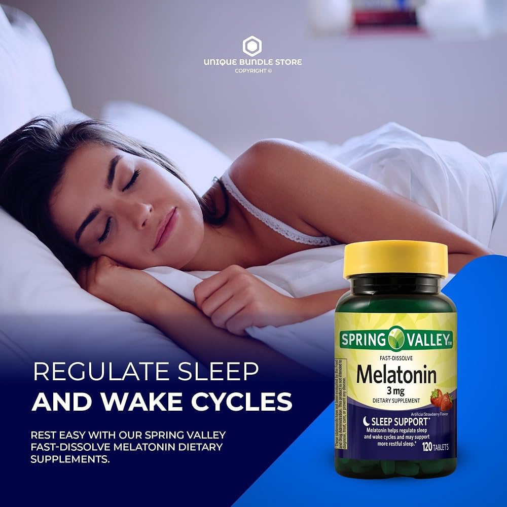 Unique Bundle Store Melatonin 3mg