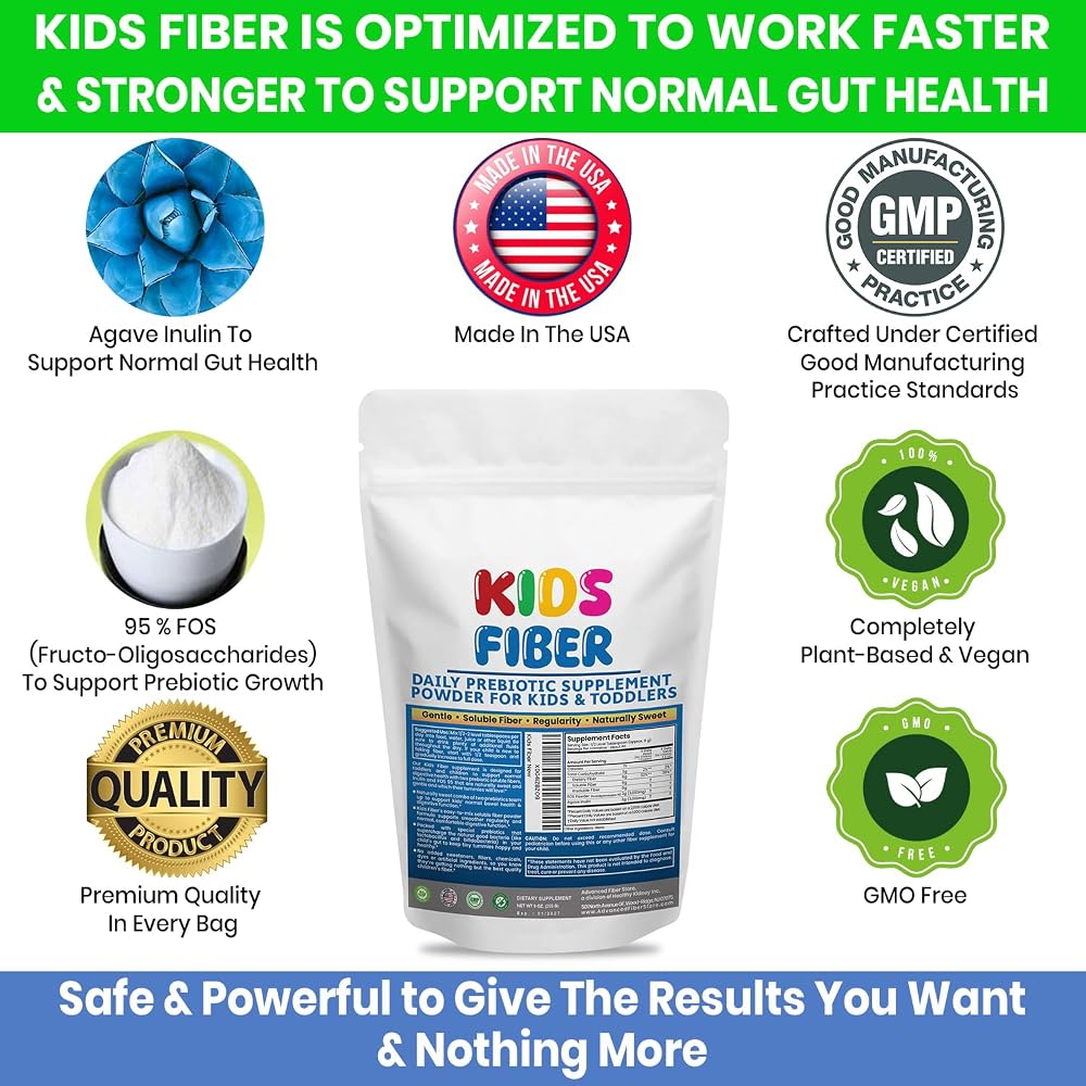 Kidney Restore Kids Fiber Powder for Regularity - 60 Servings - image 5