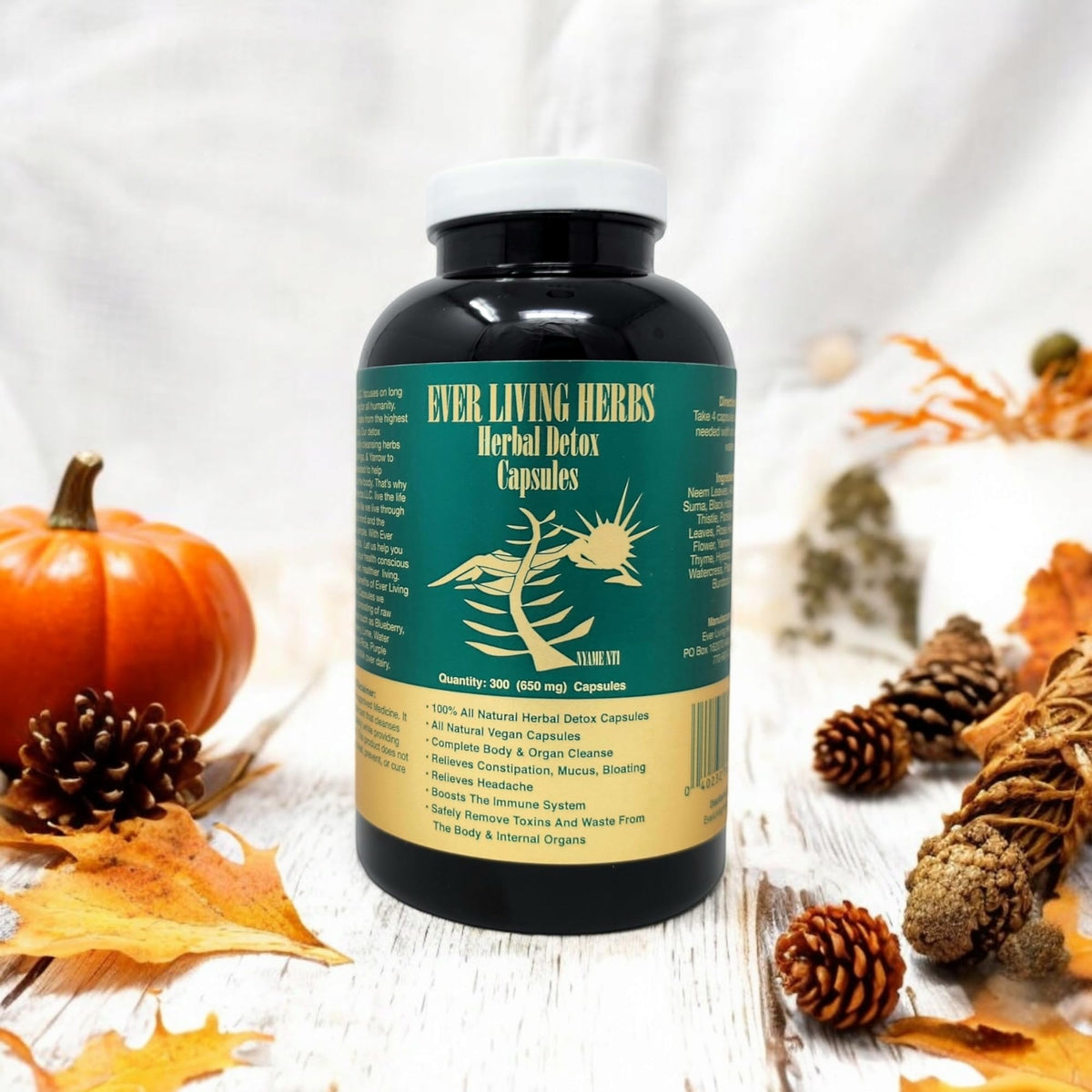 Ever Living Herbs Herbal Detox 300 Capsules - image 4