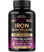 NUTRAHARMONY Iron 65mg Supplement for Women - 60 Capsules
