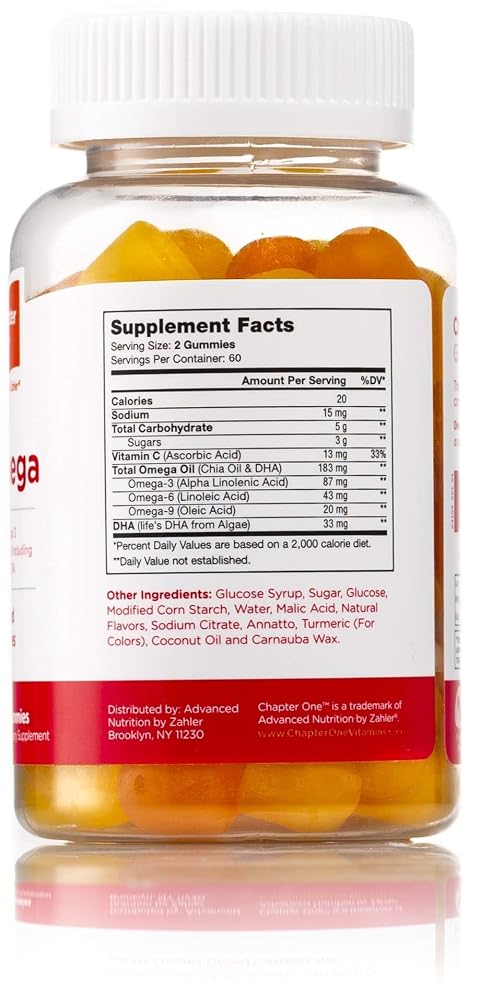 Zahler Chapter One Omega-3 Gummies for Kids - 120 Gummies - image 2