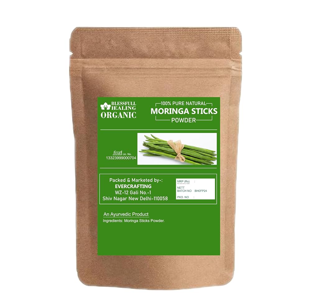 Blessfull Healing Organic Moringa Sticks Powder - 200g - image 2
