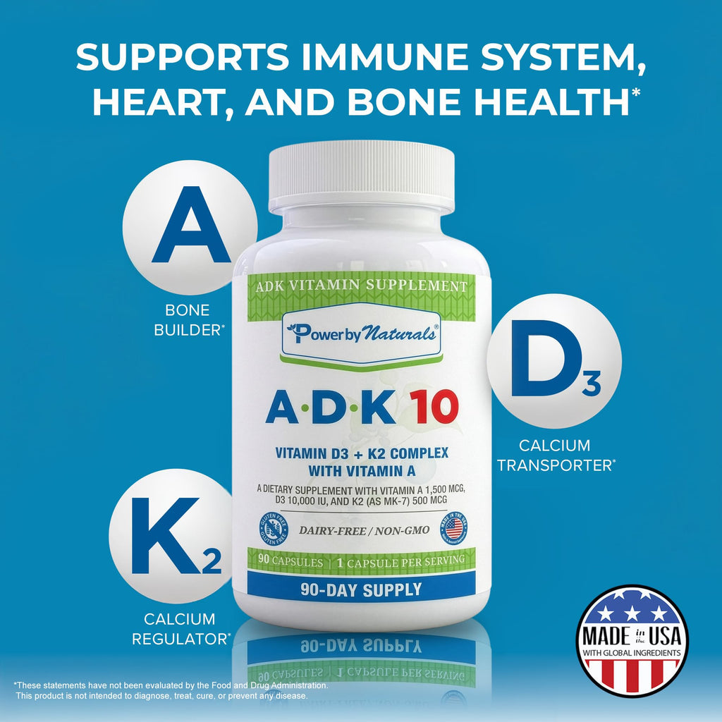Power By Naturals ADK Vitamin Supplement