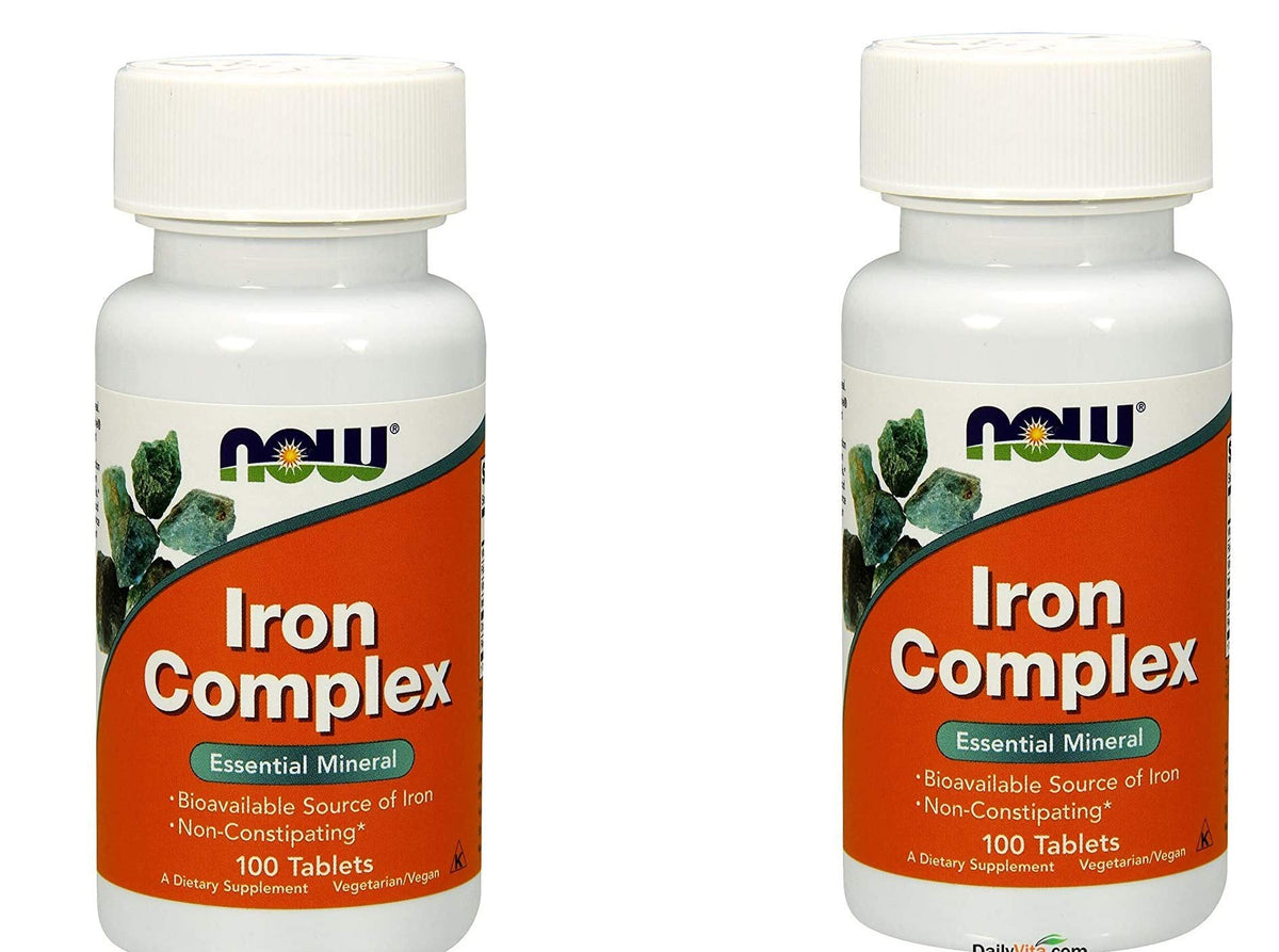 Now Foods Iron Complex Tablet - 200 Tablets