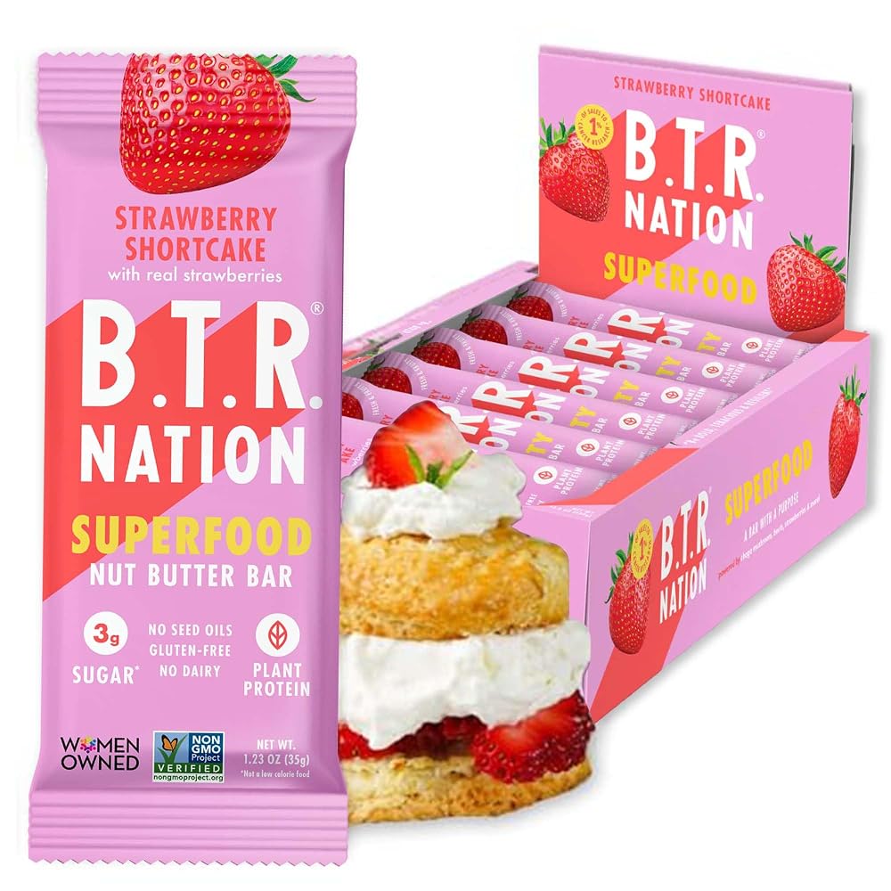 B.T.R. Vegan Keto Superfood Protein Bars