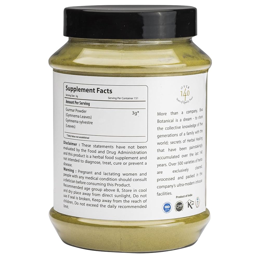 bixa BOTANICAL Gymnema Leaf Powder Digestive Stimulant - 16 oz - image 2